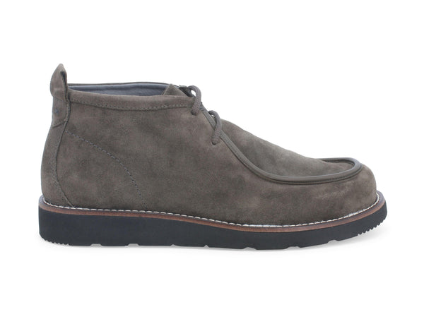Melluso scarponcini uomo paraboot in camoscio grigio U55239B-218450
